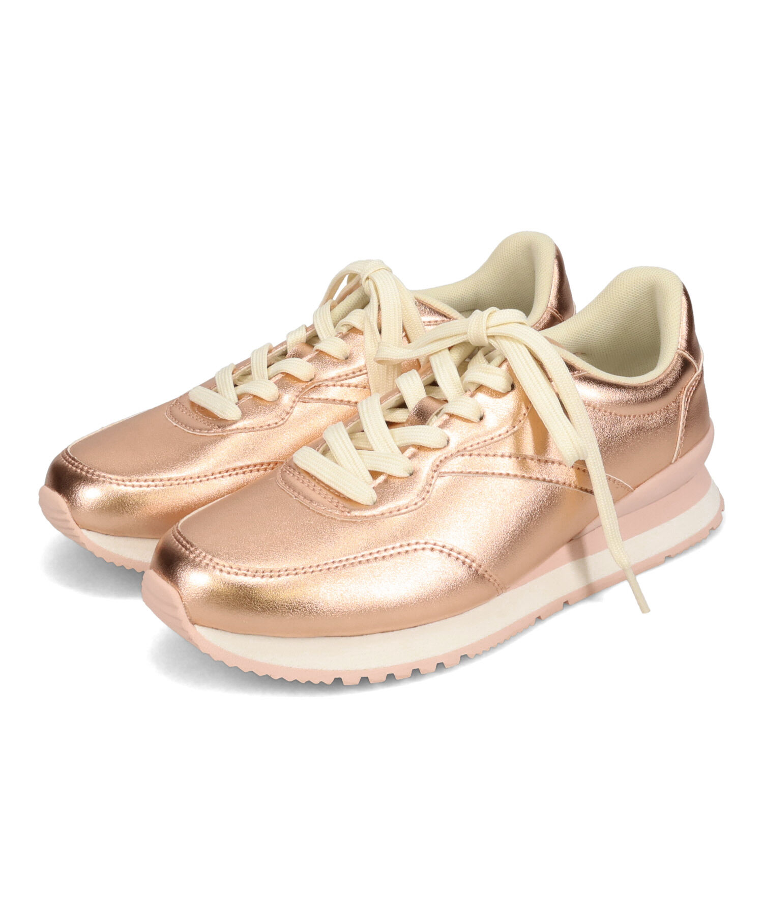 ORiental TRaffic「●2025秋冬新作●ロープロファイル スニーカー /OT3772 フラット　メタリックカラー」|スニーカー|