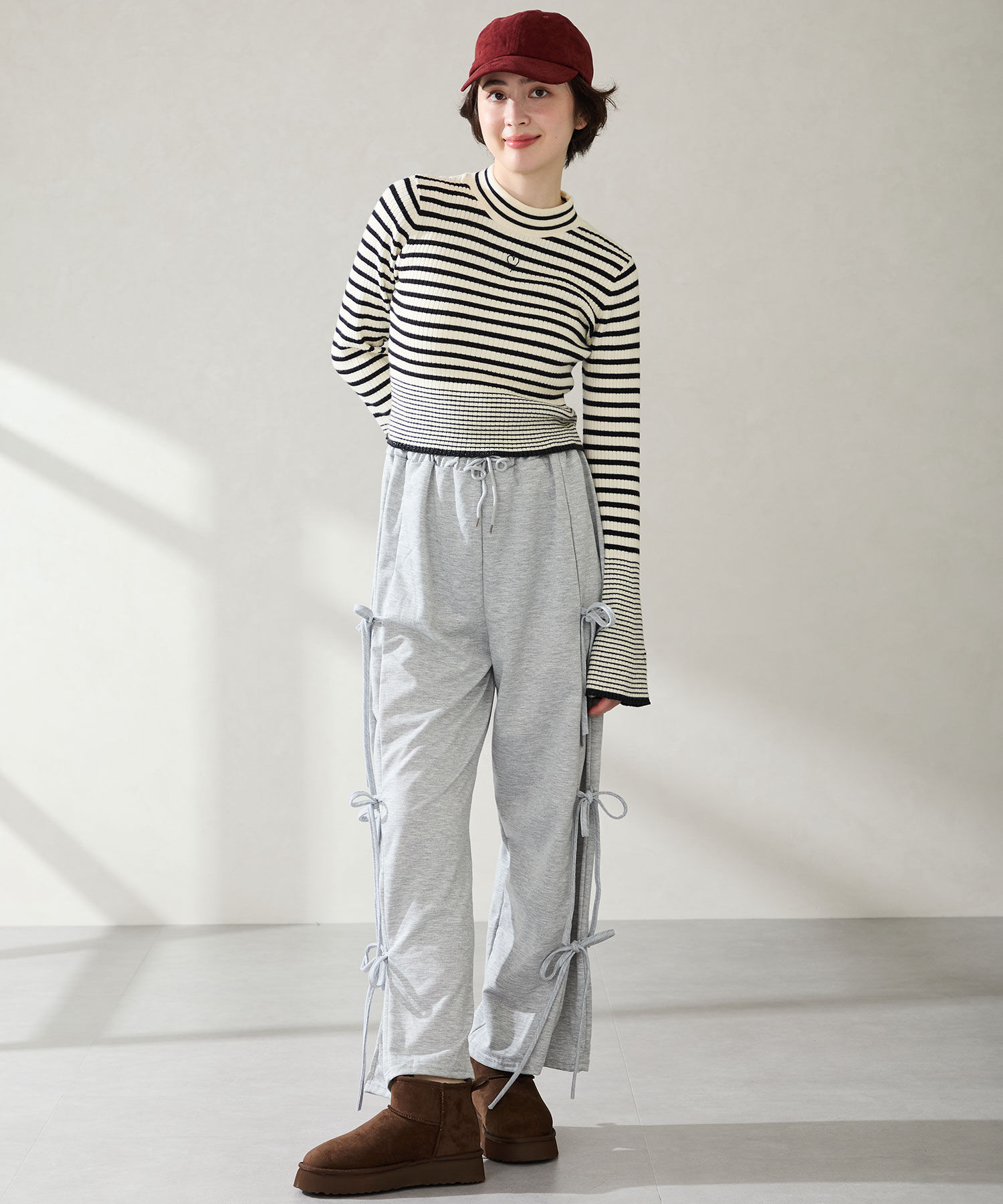 ORiental TRaffic「● 2025秋冬新作 ●【 厚底 】ムートン ショートブーツ /51409 防寒 」|ショートブーツ|