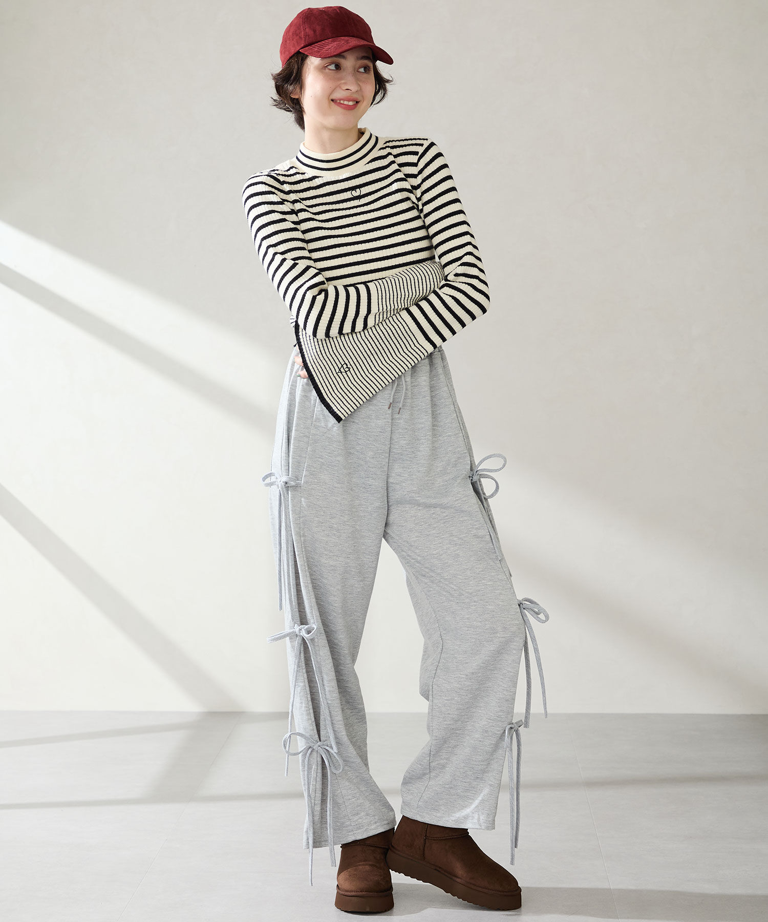 ORiental TRaffic「● 2025秋冬新作 ●【 厚底 】ムートン ショートブーツ /51409 防寒 」|ショートブーツ|