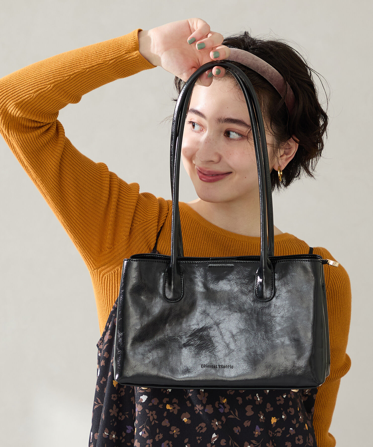 ORiental TRaffic「ロング ハンドル バッグ /BA-267 ボストン」|ボストンバッグ|