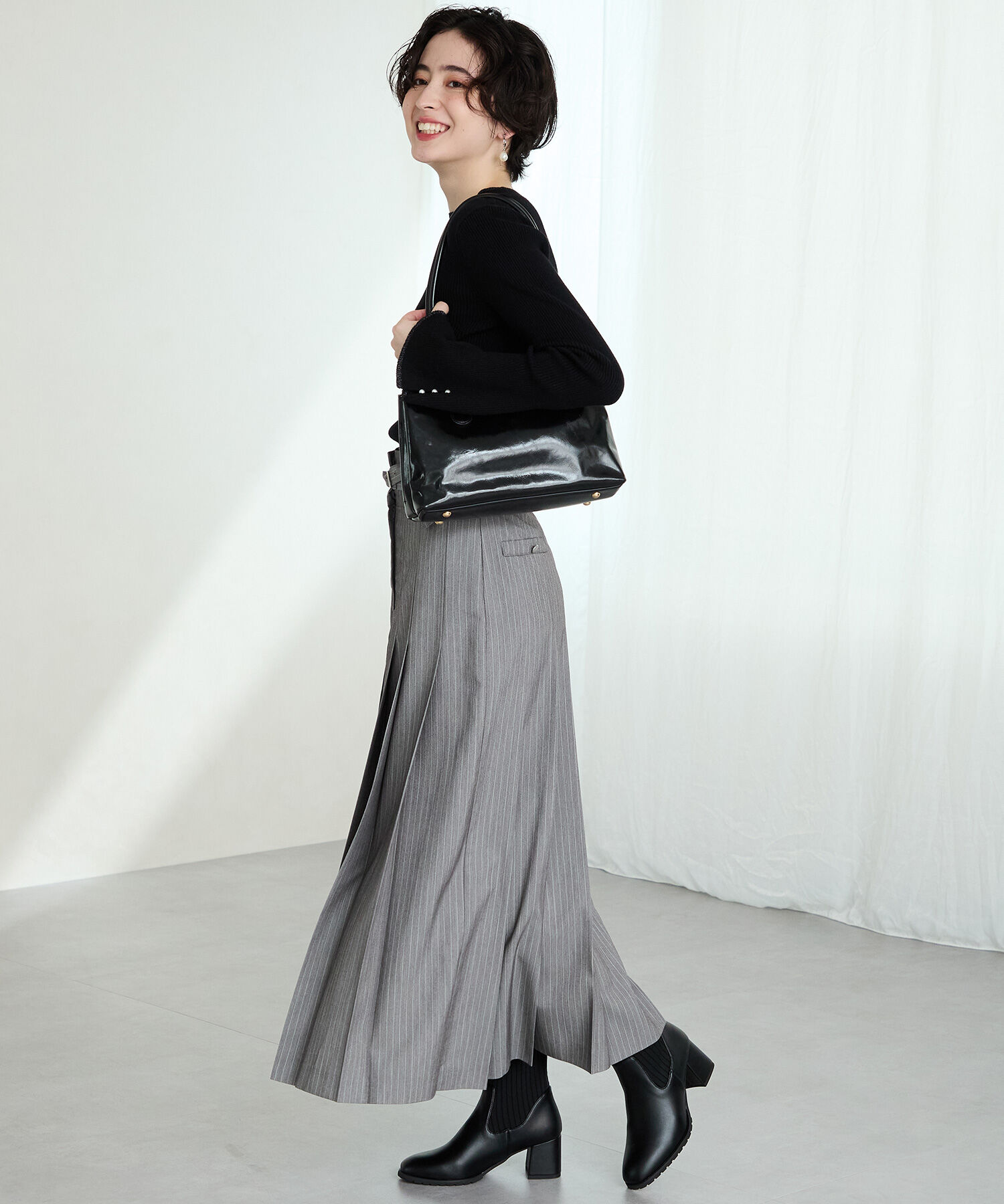 ORiental TRaffic「ロング ハンドル バッグ /BA-267 ボストン」|ボストンバッグ|