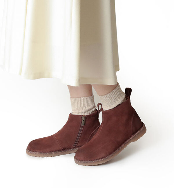 BIRKENSTOCK「【ビルケンシュトック】メルローズ/エスプレッソ スエードレザー/ブーツ レディース/MELROSE」|ロングブーツ|