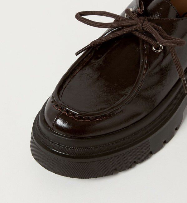 ODETTE E ODILE「＜SY＞ ボリュームソールチロリアン フラット55&uarr;」|モカシン|