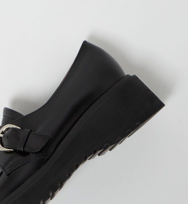 ODETTE E ODILE「モンクストラップボリュームソールフラット55&uarr;」|ローファー|