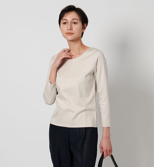 UNITED ARROWS「C DOUBLE クルーネック カットソー」|Tシャツ・カットソー|