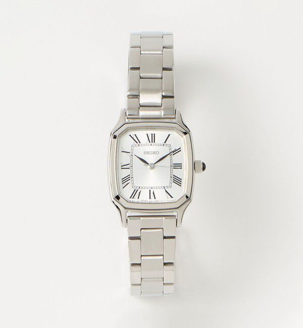 UNITED ARROWS「【別注】＜SEIKO＞スクエア メタル 腕時計」|腕時計|SILVER
