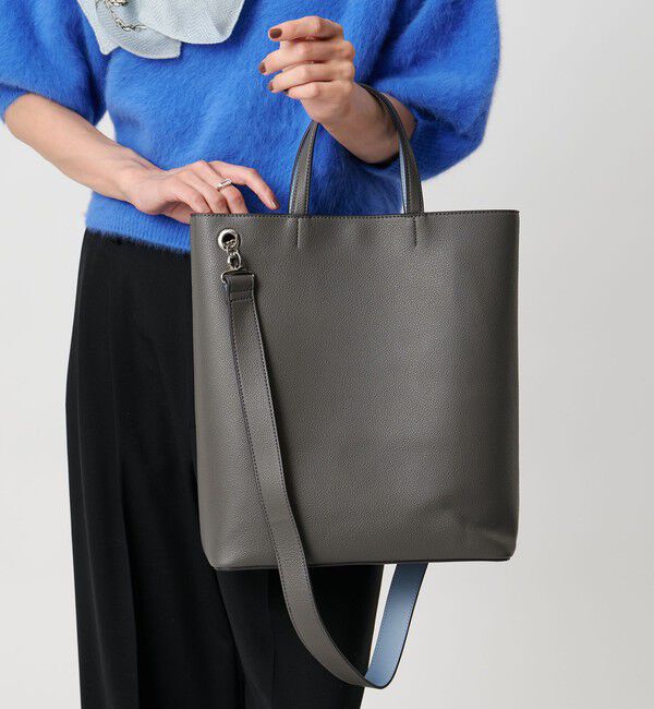 UNITED ARROWS「VERTICAL ベーシック トートバッグ」|トートバッグ|DK.GRAY