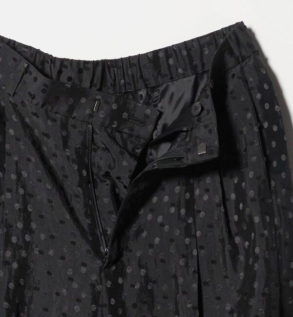 UNITED ARROWS「ドット サテン 2タック ワイドパンツ」|その他|