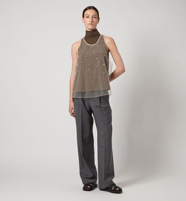 AEWEN MATOPH「＜AEWEN MATOPH＞ハイウエスト ベルトパンツ」|その他|