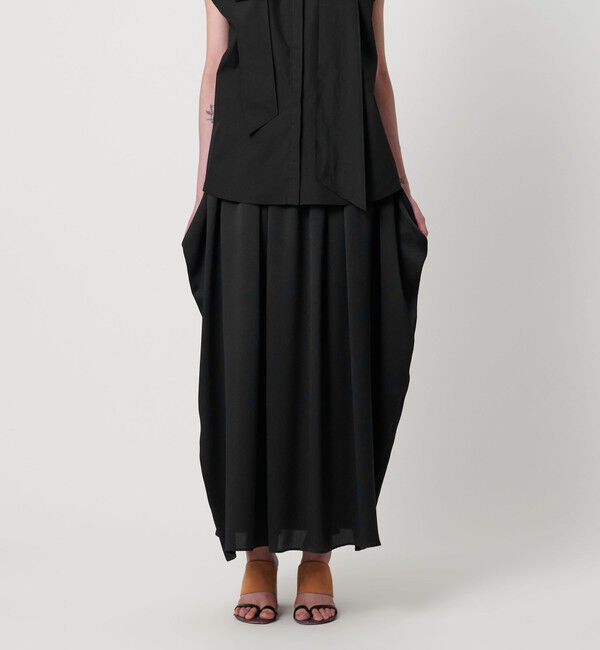 AEWEN MATOPH「＜AEWEN MATOPH＞サテンコクーンスカート - ウォッシャブル -」|スカート|