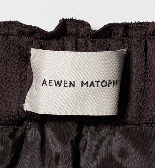 AEWEN MATOPH「＜AEWEN MATOPH＞サテンコクーンスカート - ウォッシャブル -」|スカート|