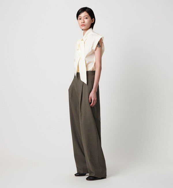 AEWEN MATOPH「＜AEWEN MATOPH＞ウールタック カーブパンツ」|チノ|