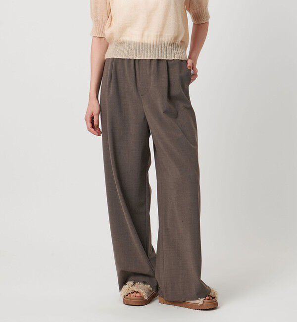 UNITED ARROWS「サテン ウエスト イージー パンツ ‐ウォッシャブル‐」|その他|