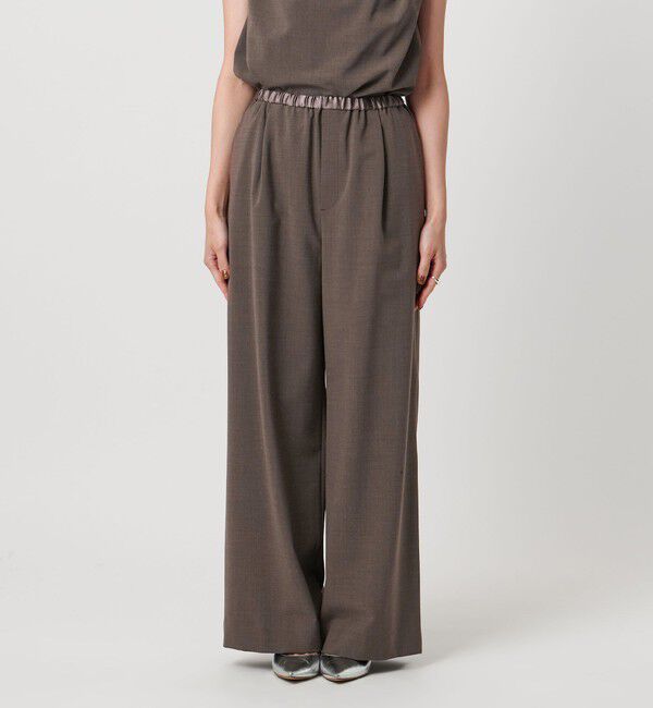 UNITED ARROWS「サテン ウエスト イージー パンツ ‐ウォッシャブル‐」|その他|