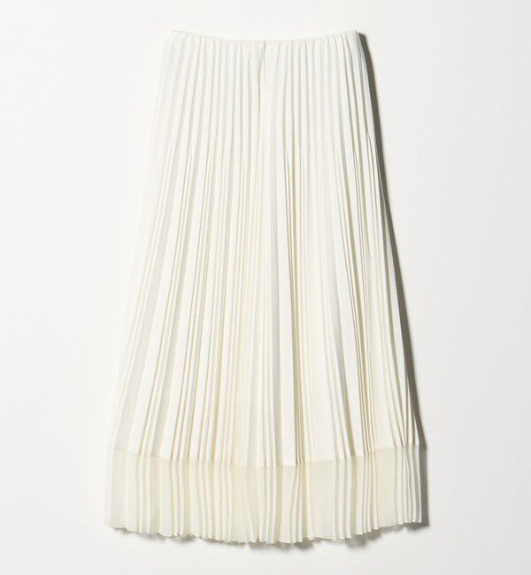 UNITED ARROWS「シアー コンビ プリーツ スカート」|スカート|
