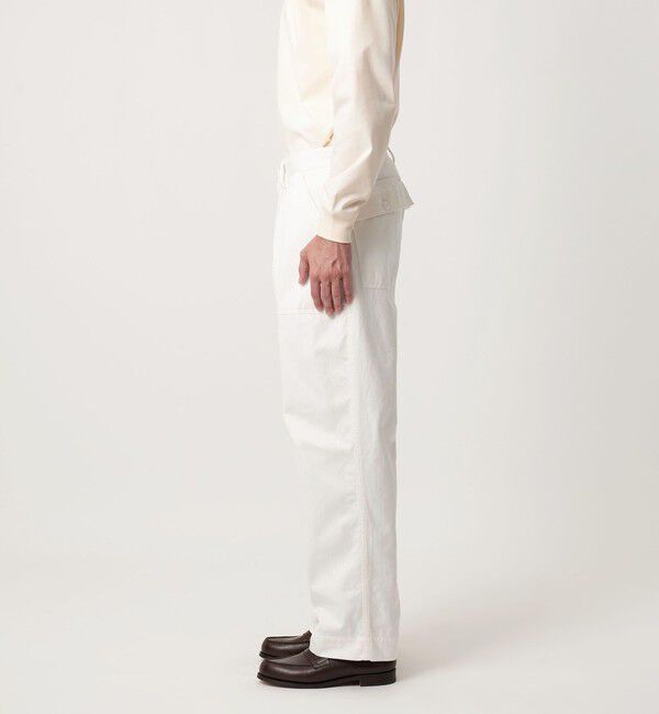 UNITED ARROWS「ヘリンボーン ファティーグパンツ」|チノ|