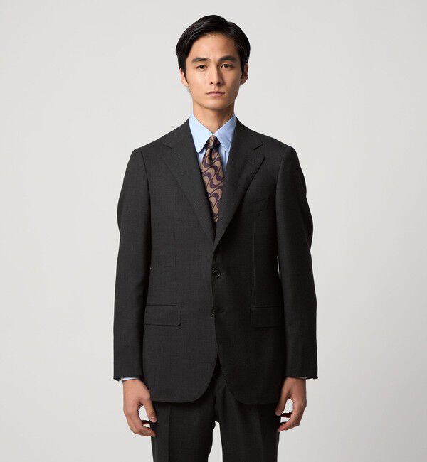 UNITED ARROWS「山栄 バーズアイ シングル3ボタン スーツ REGULAR MODEL‐ストレッチ（ヨコ）‐」|スーツ|