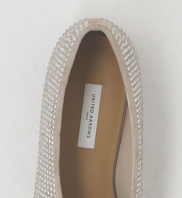 UNITED ARROWS「ラインストーン フラットシューズ」|パンプス|