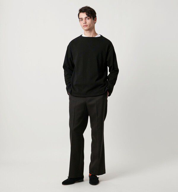 UNITED ARROWS「吊り編み天竺 バスクシャツ 「SLOW &　」」|Tシャツ・カットソー|