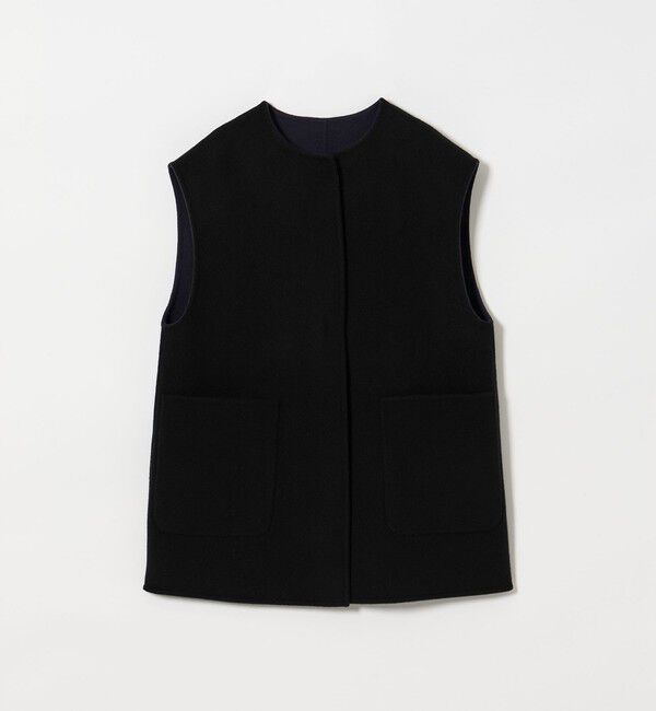 UNITED ARROWS「バイカラー リバー ベスト」|ダウンベスト・ベスト|