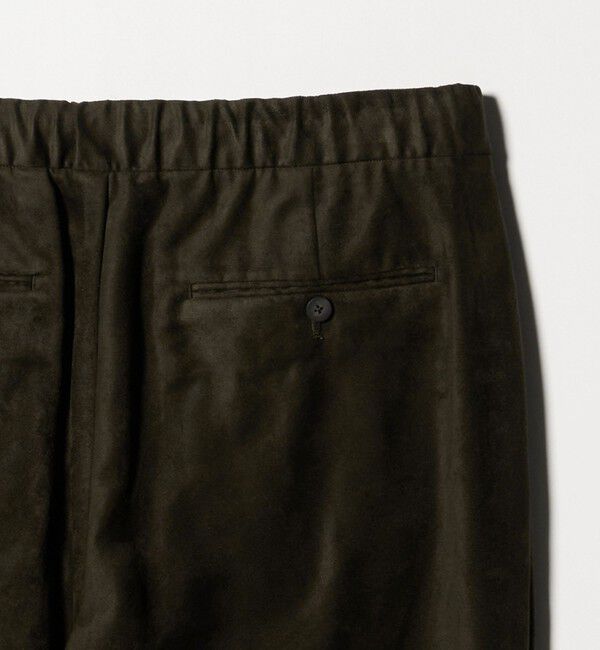 UNITED ARROWS「スエードライク オールギャザー リラックス イージーパンツ」|チノ|