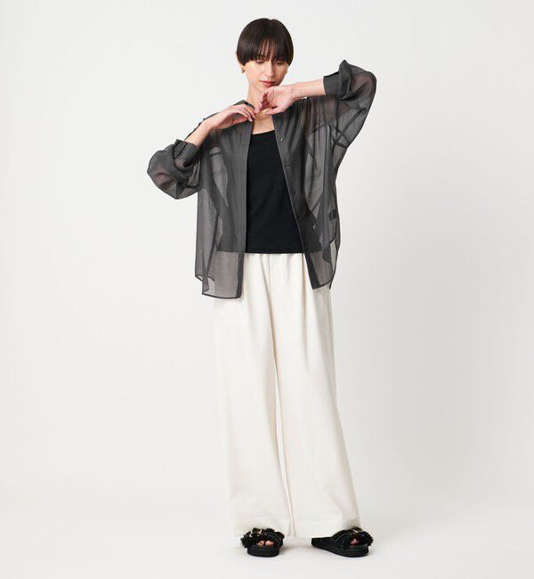 UNITED ARROWS「シアー シャツ -ウォッシャブル-」|シャツ・ブラウス|