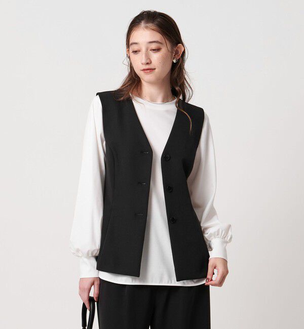 UNITED ARROWS「ポンチ ロングスリーブ カットソー ‐ウォッシャブル‐」|Tシャツ・カットソー|