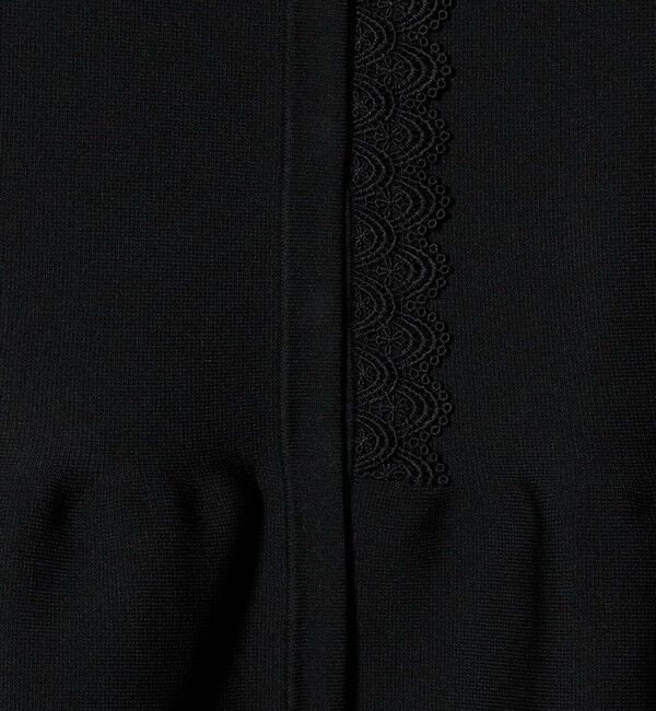 UNITED ARROWS「レース ペプラム ニットベスト ‐ウォッシャブル‐」|ベスト・ジレ|