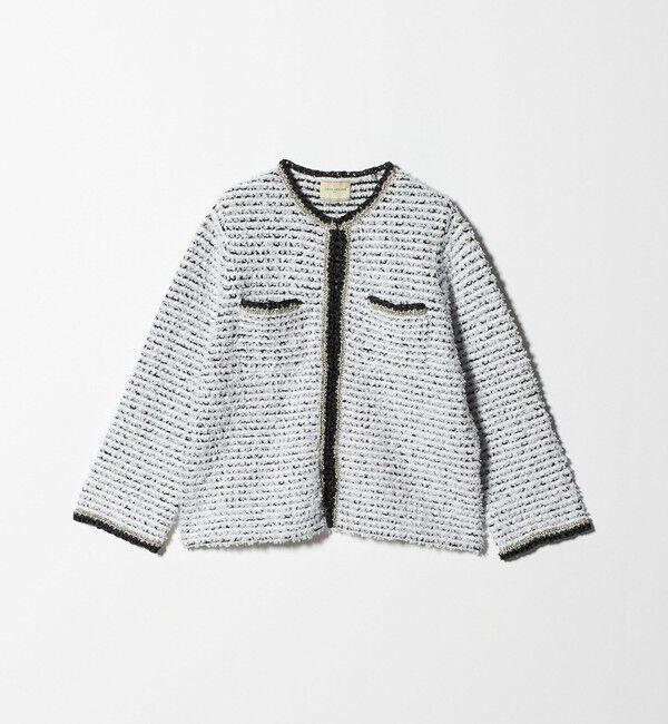 UNITED ARROWS「ツイードライク ニットカーディガン」|カーディガン|