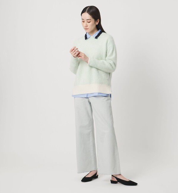 UNITED ARROWS「ミニフリルシャツ‐ウォッシャブル‐」|シャツ・ブラウス|