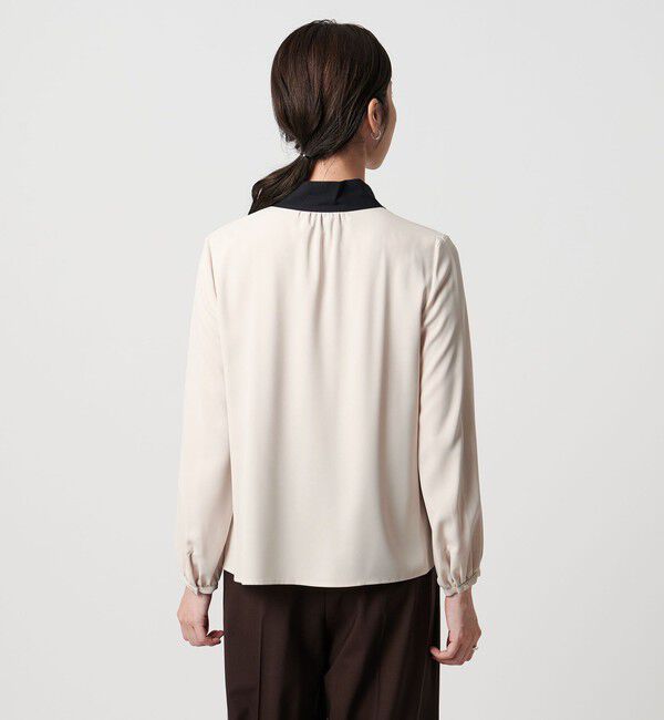 UNITED ARROWS「ボウタイ ロングスリーブ ブラウス‐ウォッシャブル‐」|シャツ・ブラウス|