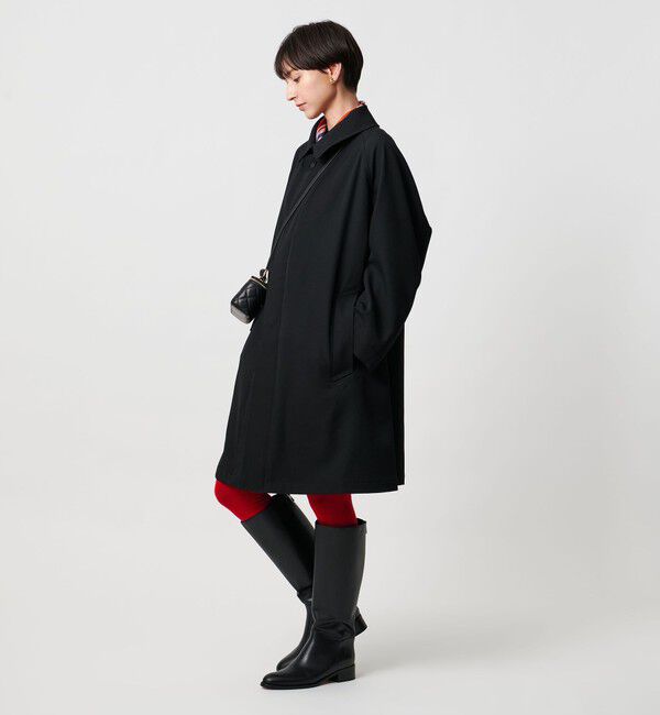 UNITED ARROWS「バックジップ ロングブーツ」|ロングブーツ|