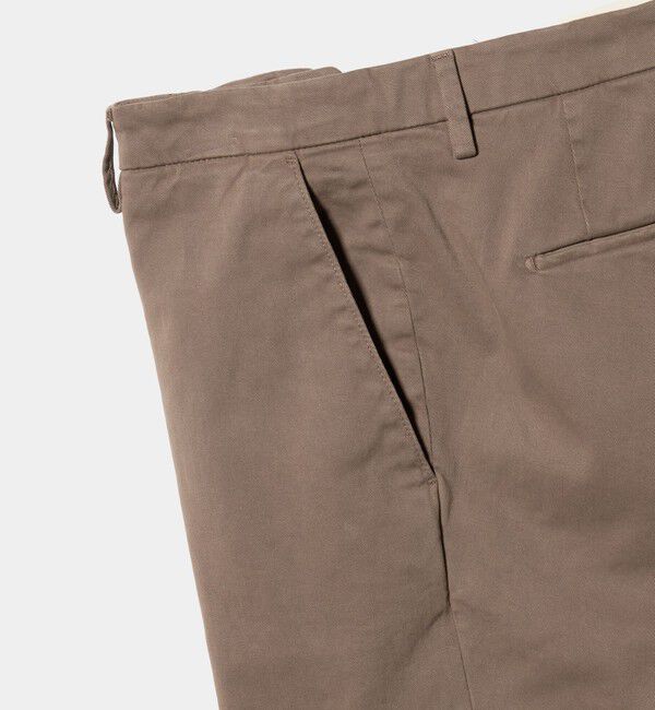 UNITED ARROWS「【別注】＜BRIGLIA 1949＞ツイル ノープリーツ パンツ」|チノ|