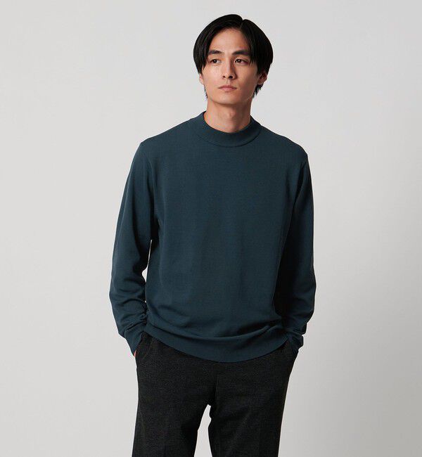 UNITED ARROWS「モックネックニット UA COZY ウォッシャブル」|ニット・セーター|