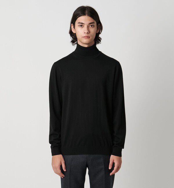 UNITED ARROWS「ウール ハイゲージ タートルネックニット」|ニット・セーター|