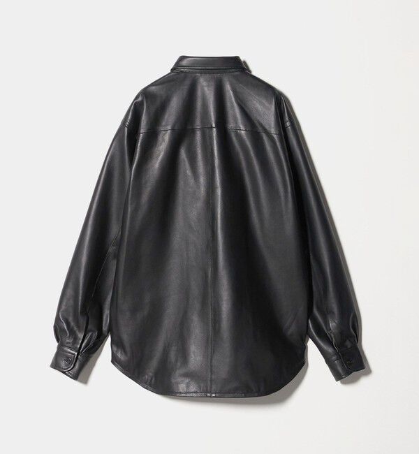 UNITED ARROWS「シープレザー オーバーシャツ」|その他|