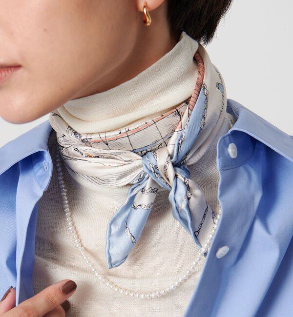 UNITED ARROWS「＜les bonbon＞STEADY パール ネックレス M」|ネックレス|WHITE