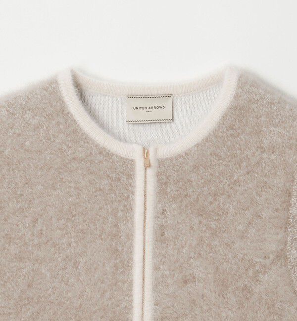 UNITED ARROWS「フォックスカシミヤ ジップ ベスト」|ベスト・ジレ|