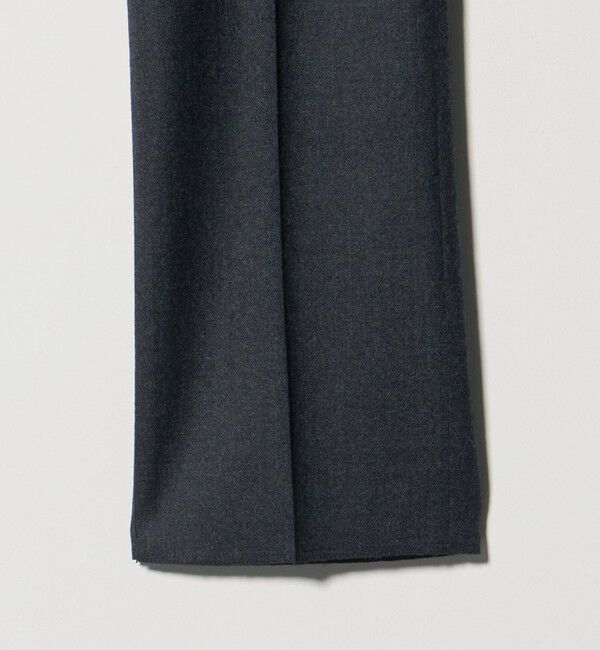 UNITED ARROWS「ライトサキソニー テーパード ノープリーツ スラックス ヨコストレッチ」|スラックス|