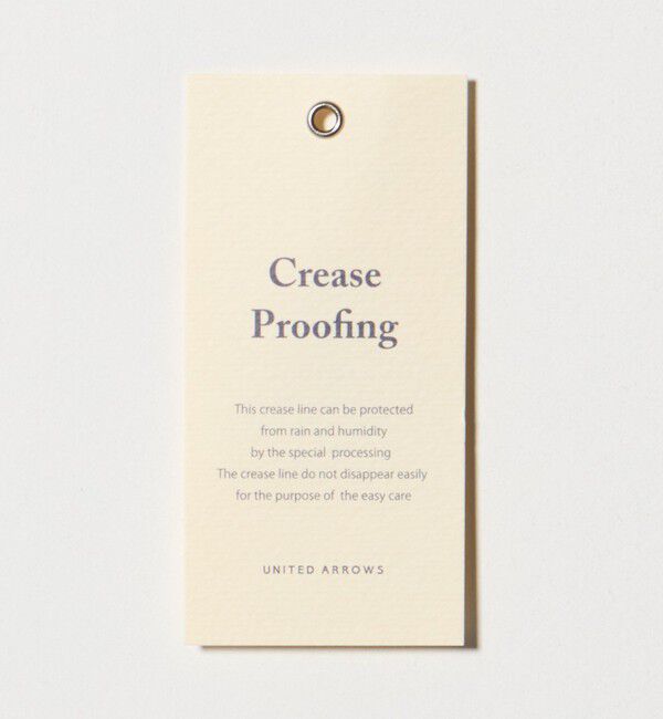 UNITED ARROWS「ライトサキソニー テーパード ノープリーツ スラックス ヨコストレッチ」|スラックス|