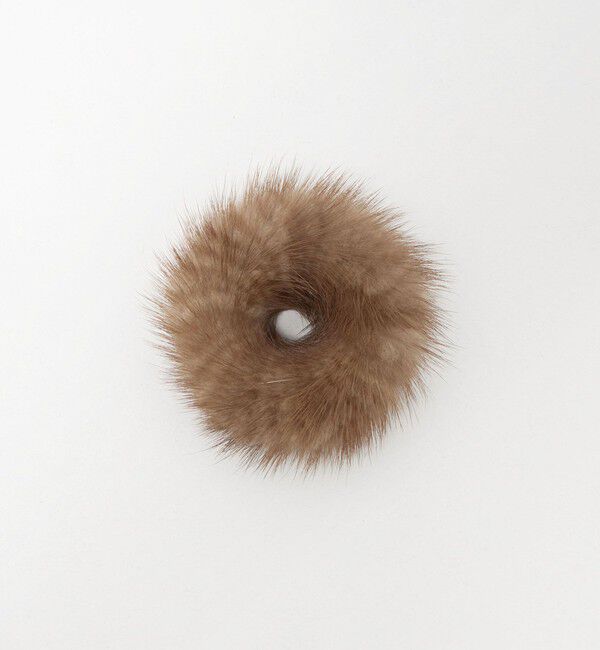 UNITED ARROWS「ミンク ヘアタイ」|ヘアゴム・シュシュ|MD.BROWN