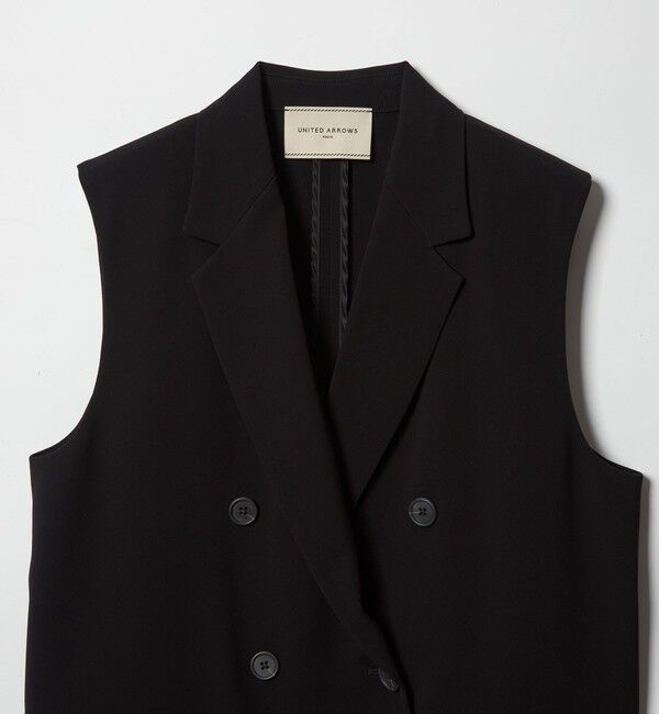 UNITED ARROWS「drapy テーラード ミドル ベスト」|テーラードジャケット|