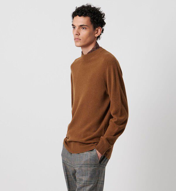 UNITED ARROWS「＜SOVEREIGN＞ ホールガーメント クルーネック ニット」|ニット・セーター|BEIGE