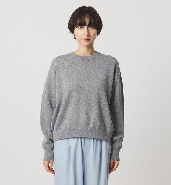 UNITED ARROWS「ラメ ニット スウェット ‐ウォッシャブル‐」|ニット・セーター|