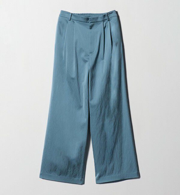 UNITED ARROWS「サテン 2タック ストレート パンツ」|チノ|