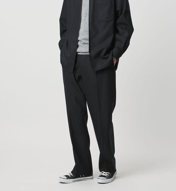 UNITED ARROWS「ライトメルトン ミリタリートラウザーズ」|スラックス|