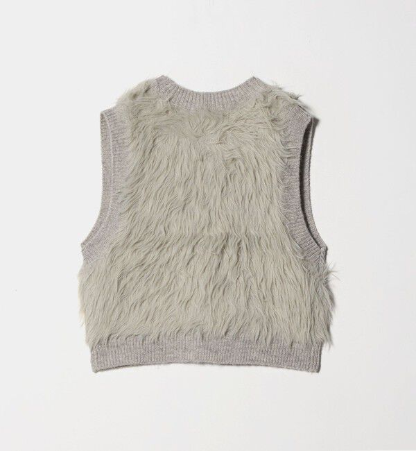 ASTRAET「＜ASTRAET＞シャギー Vネック ベスト」|ベスト・ジレ|
