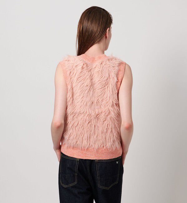 ASTRAET「＜ASTRAET＞シャギー Vネック ベスト」|ベスト・ジレ|