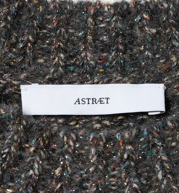 ASTRAET「＜ASTRAET＞3G アイレット ショートスリーブニット」|ニット・セーター|