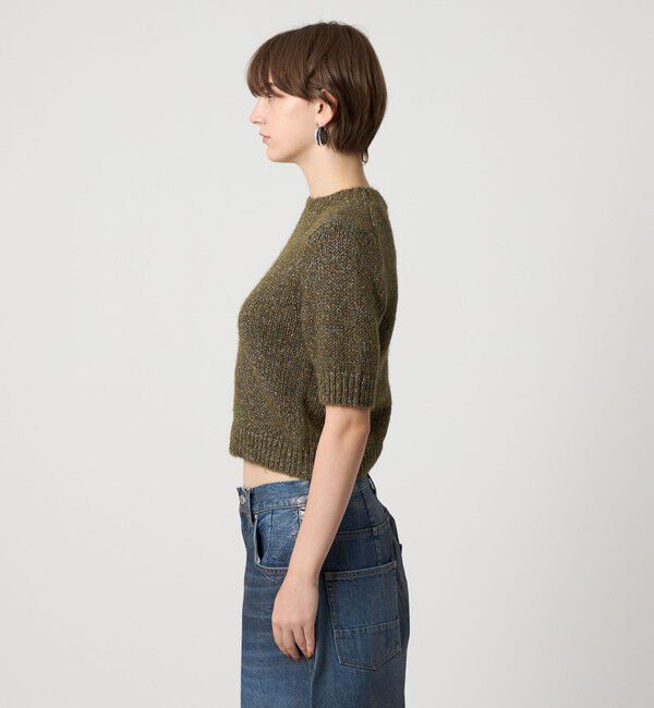 ASTRAET「＜ASTRAET＞3G アイレット ショートスリーブニット」|ニット・セーター|